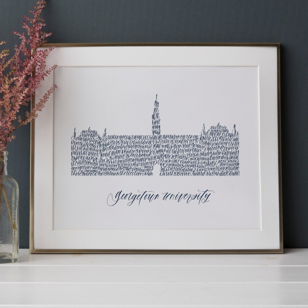 Georgetown Word Art